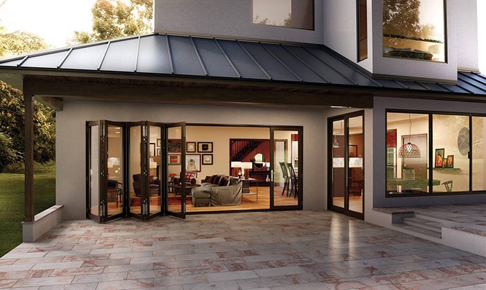 Milgard sliding glass doors enhance natural light and outdoor access in a San Jose, CA home.
